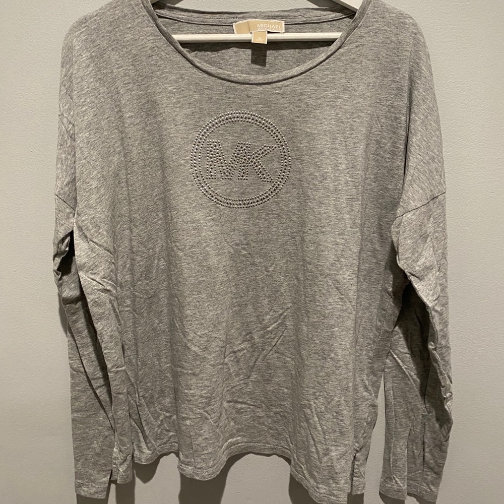 MICHAEL KORS gray top